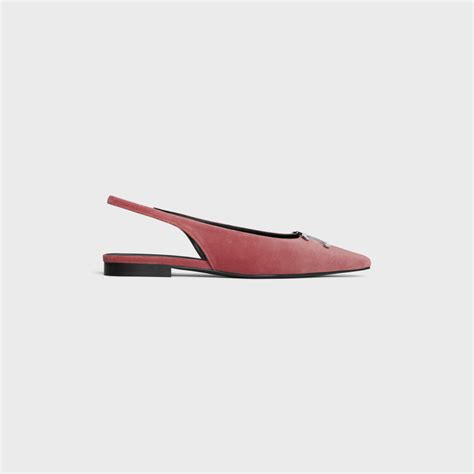 celine pointy loafers|CELINE ALMA TRIOMPHE FLAT SLINGBACK in LAMBSKIN.